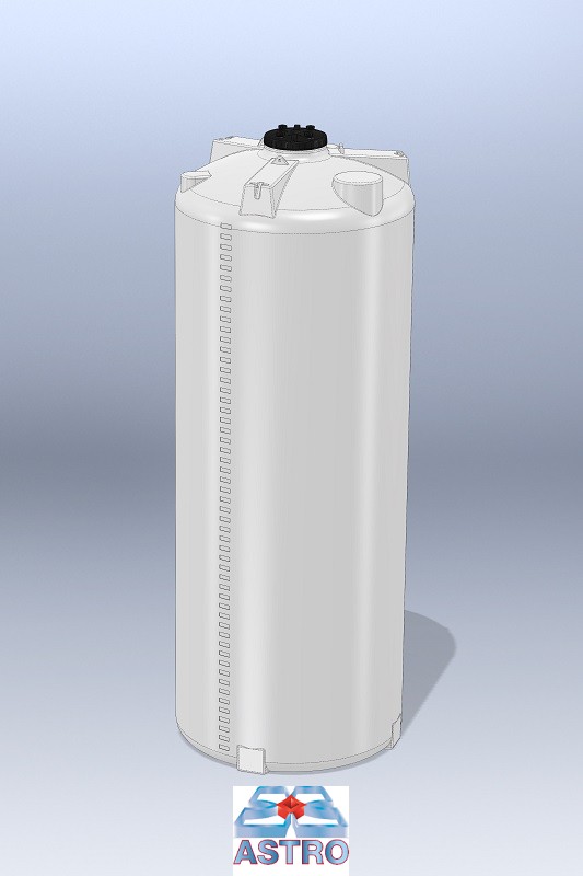 CVC300 serbatoio in plastica polietilene cilindrico verticale